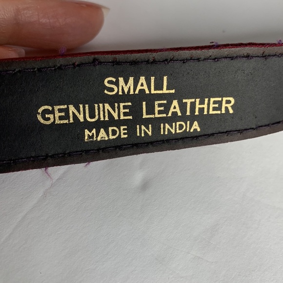 Small Genuine Leather Painted/Stained Diamond Patte… - Picture 3 of 11